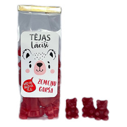 TĒJAS LĀCĪŠI ar zemeņu garšu 125g